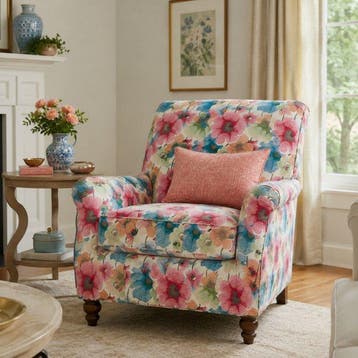 BA256 - Gobelinweefsel met bloemmotief, artistiek -