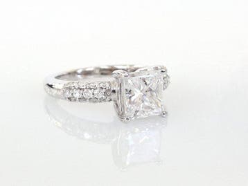 Bague de fiançailles - 14 carats Or blanc - 1.90ct. tw.