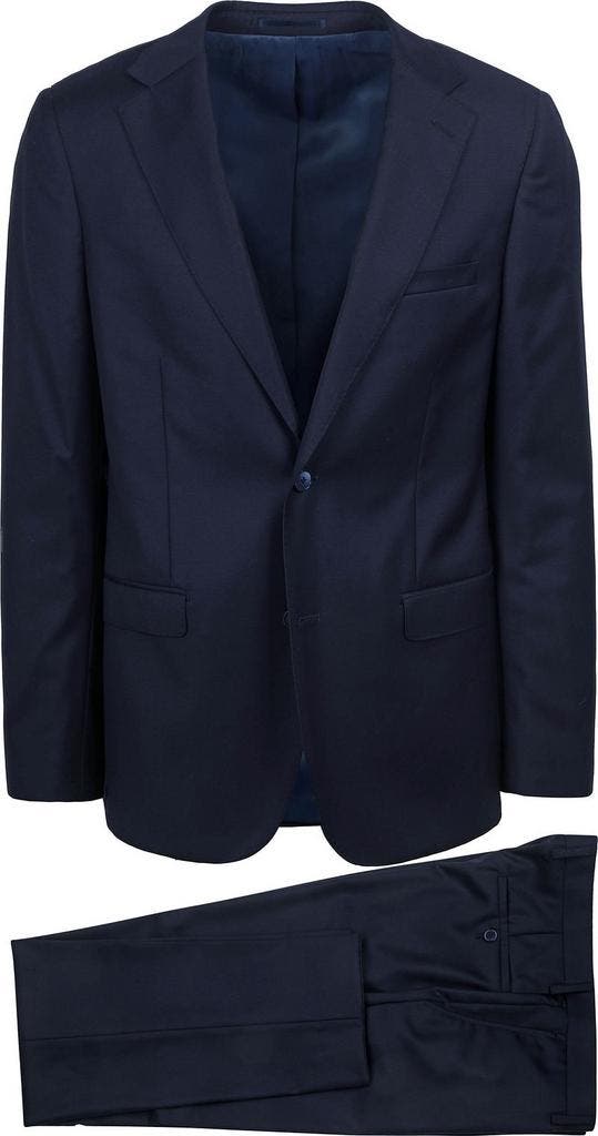 Suitable Kostuum Wol Navy maat Maat 48/50 (M) Heren, Kleding | Heren, Kostuums en vesten, Blauw, Nieuw, Maat 48/50 (M), Verzenden