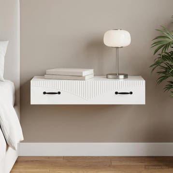 vidaXL Wandgemonteerde Zijtafel 87,5 x 34,5 x 17 cm Bewerkt, Verzenden, Nieuw
