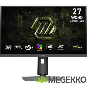 MSI MAG 274QPF X32 27  WQHD 320Hz IPS Gaming Monitor, Verzenden, Nieuw