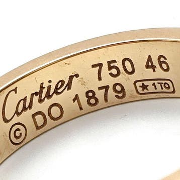Cartier - Bague - 18 carats Or jaune - mini amour