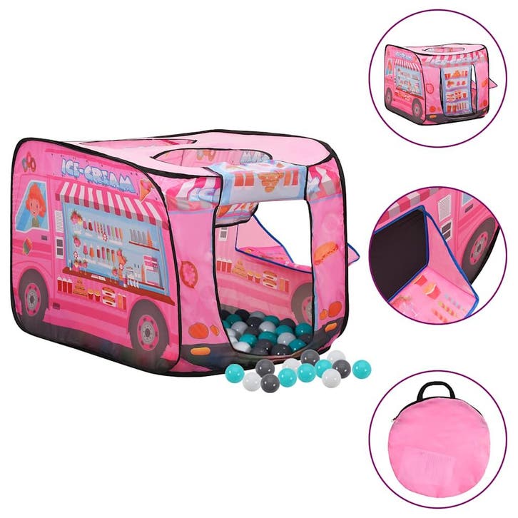 vidaXL Kinderspeeltent met 250 ballen 70x112x70 cm roze, Kinderen en Baby's, Speelgoed | Buiten | Speeltoestellen, Nieuw, Verzenden