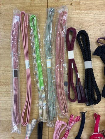 Obijime et cordons obi japonais — ensemble de 29 accessoires