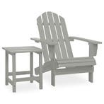 vidaXL Tuinstoel Adirondack met tafel massief vurenhout, Verzenden, Nieuw