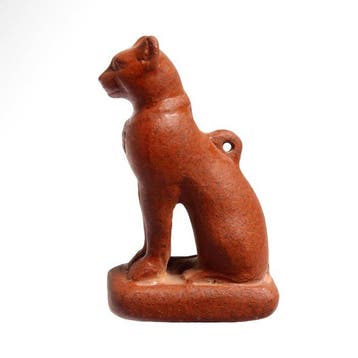 Oud-Egyptisch Jasper Kat Amulet