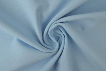 10 meter molton stof - Baby blauw, Verzenden