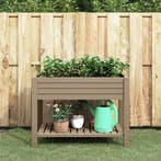 vidaXL Plantenbak verhoogd 110x45x79 cm polypropeen, Verzenden, Nieuw