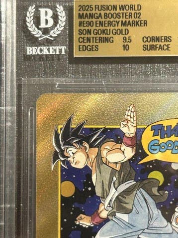 Bandai Graded card - Dragon Ball Z - Son Goku Energy marker