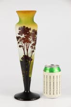 Emile Gallé - Vase - Verre, Antiek en Kunst