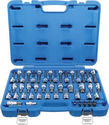 Dopsleutelbitset 12,5 mm (1/2), 8 mm (5/16) 49-dlg, Verzenden, Nieuw