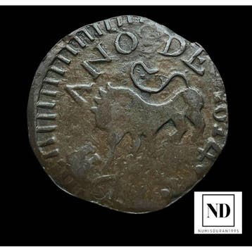 Espagne. Fernand VII. 1/2 Reale 1814 - Guayana
