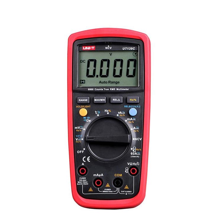 UNI-T UT139C Multimètre, Doe-het-zelf en Bouw, Ventilatie en Afzuiging, Verzenden