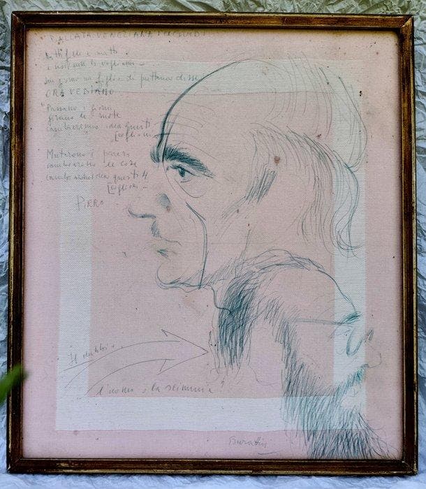 Rinaldo Frank Burattin (1914-1998) - Ballata veneziana per, Antiek en Kunst, Kunst | Designobjecten