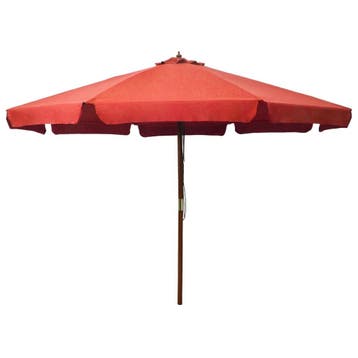 Parasol 330cm -35% Retour deal: weg is pech!, Tuin en Terras, Verzenden, Zo goed als nieuw, 3 tot 4 meter, Stokparasol