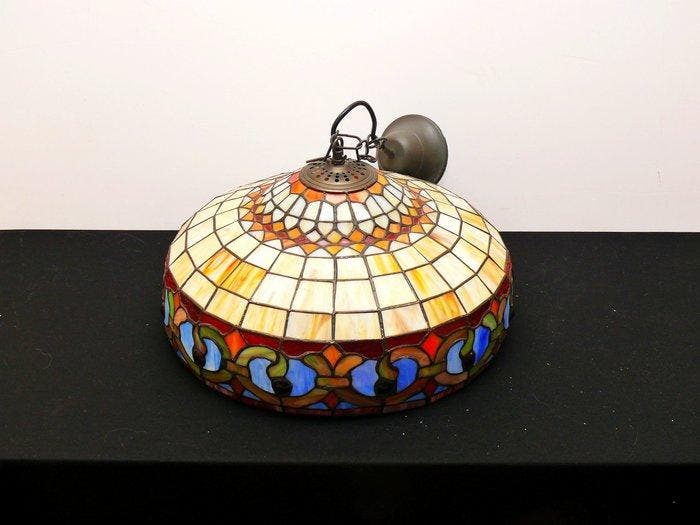 Schuller S.A. - Lampe - Tiffany - Plomb, Verre, Antiek en Kunst, Curiosa en Brocante