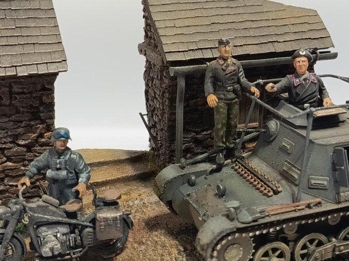 Tamiya - Diorama Diorama Tedesco WW2 - 2000-2010 - Japan, Enfants & Bébés, Jouets | Autre