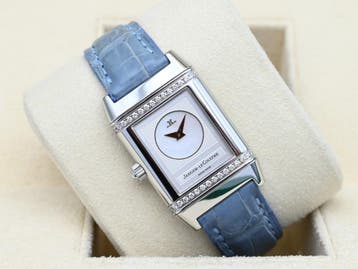 Jaeger-LeCoultre Reverso Ref. Q2668420 Year 2011 (Box &, Ophalen of Verzenden, Polshorloge