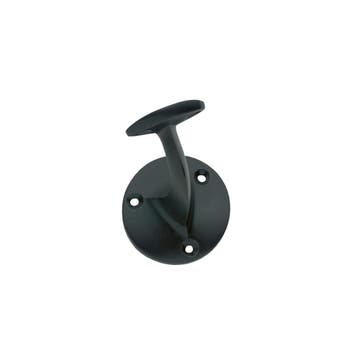 Trapleuning houder vlak zadel mat zwart - Intersteel, Doe-het-zelf en Bouw, Hang- en Sluitwerk, Ophalen of Verzenden, Nieuw, Koper of Messing