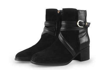Tommy Hilfiger Veterboots in maat 39 Zwart, Verzenden, Zwart, Overige typen, Zo goed als nieuw