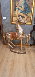 Cheval à bascule - H 110 x 104 L - 1950-1960