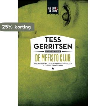 De Mefisto club / The house of crime 9789044344592, Verzenden, Tess Gerritsen