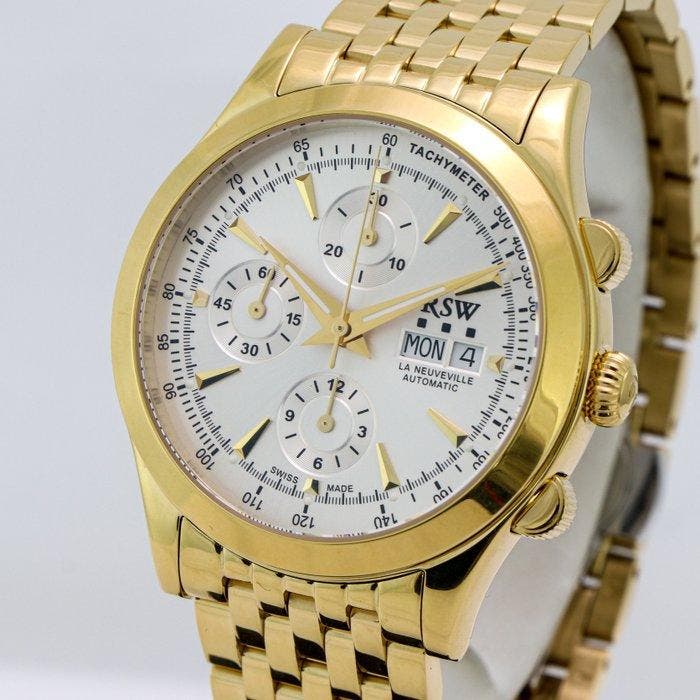 RSW - La Neuveville Valjoux - RSWA129-GG-1 - Homme - 2020 et, Bijoux, Sacs & Beauté, Montres | Hommes