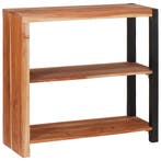 vidaXL Boekenplank Bruin 80 x 30 x 75 cm Massief Acacia Hout, Huis en Inrichting, Verzenden, Nieuw
