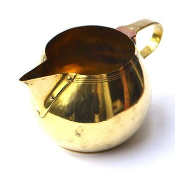 Jan Eisenloeffel - Theepot - Messing, Hout, Glas
