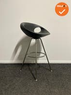 Barkruk - Tonon - Up chair - antraciet - chroom onderstel -, Vergader- of Presentatieruimte, Ophalen of Verzenden, Gebruikt, Stoel