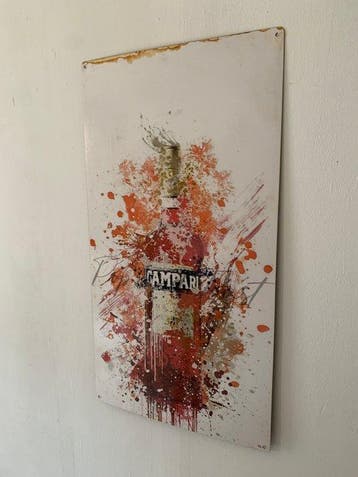 campari - Campari - Reclamebord - Campari - IJzer, Antiek en Kunst