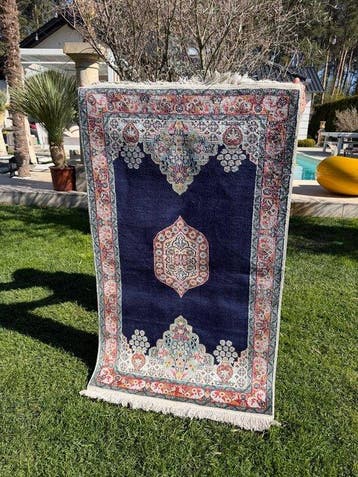 Nouvelle soie de Ghoum Qom - Tapis - 145 cm - 78 cm