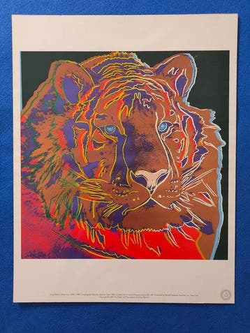 Andy Warhol - Endangered Species: Siberian Tiger, 1983