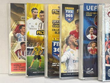 Panini Mix of HC, SC and Collectors Album - 16x Empty Album, Collections