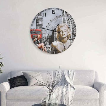 vidaXL Wandklok vintage stijl 60 cm, Verzenden, Nieuw
