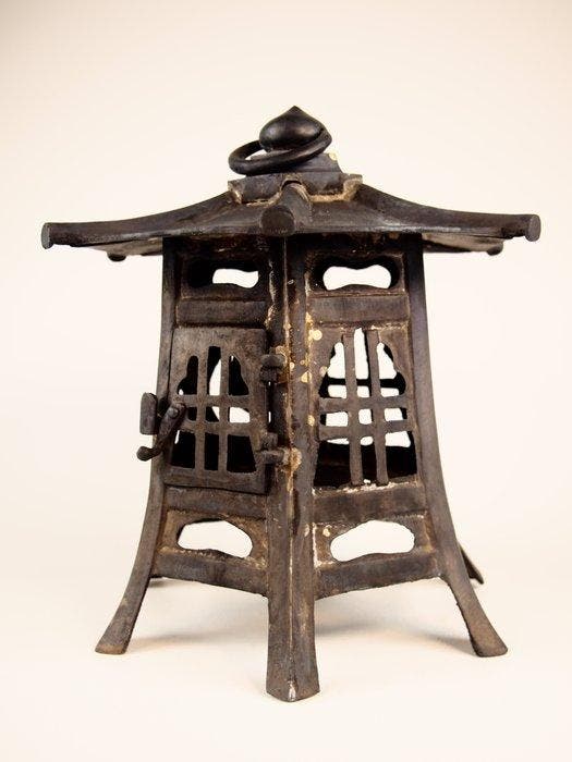 Japanese Hanging Hexagonal Lantern  - Plafondlamp -, Antiek en Kunst, Antiek | Overige Antiek