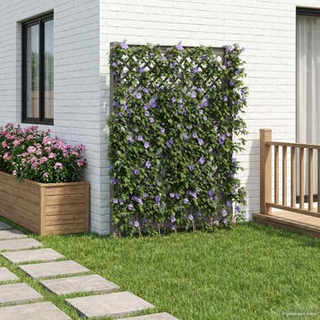 vidaXL Trellis met Spike PP Grijs, Verzenden