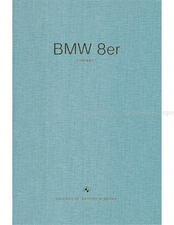 2018 BMW 8 SERIE CABRIOLET HARDCOVER BROCHURE DUITS