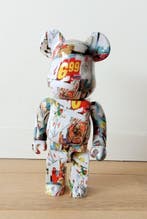 Be@rbrick 400% - Andy Warhol x Jean-Michel Basquiat V4, Antiek en Kunst