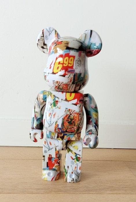 Be@rbrick 400% - Andy Warhol x Jean-Michel Basquiat V4, Antiek en Kunst, Kunst | Designobjecten
