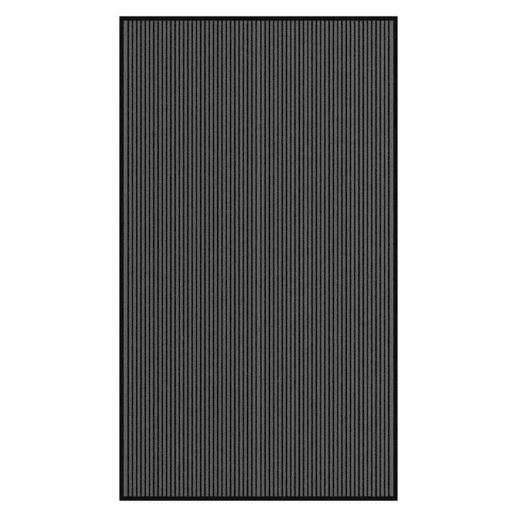 vidaXL Deurmat 115x200 cm streep zwart en grijs, Tuin en Terras, Deurmatten, Nieuw, Verzenden