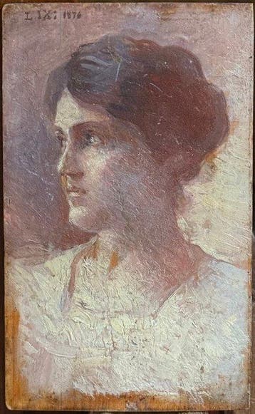 Luigi Nono (1850-1918) - Profilo di donna