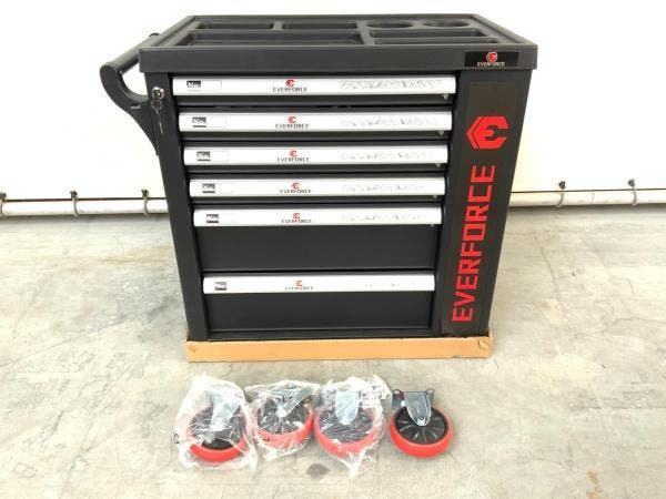 Veiling - Everforce gereedschapswagen 158-delig verrijdbaar, Bricolage & Construction, Boîtes à outils