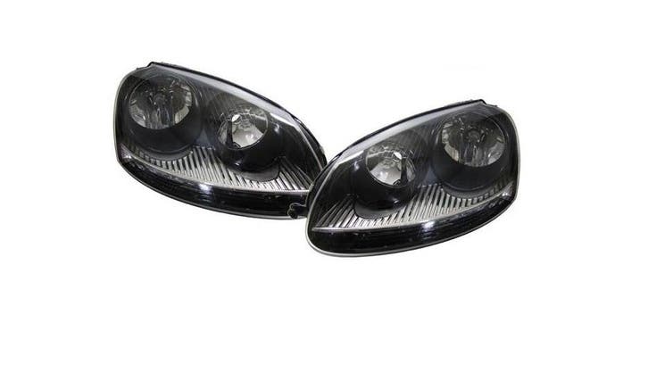 GTI Look Koplampen Zwart voor Volkswagen Golf 5 & Jetta 3, Autos : Divers, Tuning & Styling, Enlèvement ou Envoi