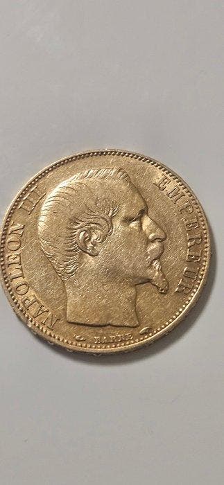 France. Napoléon III. 20 Francs 1854-A, Paris