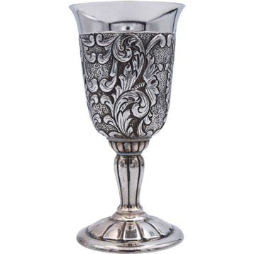 Wijnglas - Bladeren van wijnstokken en druiventrossen - .925