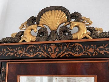 Wandtafel - Mahonie, Palissander - Consoletafel met spiegel