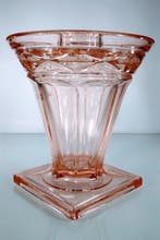 Vase - Art déco pique-fleurs - Verre