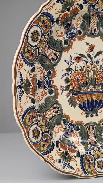 De Porceleyne Fles, Delft - Wandbord - Delfts blauw - Grote