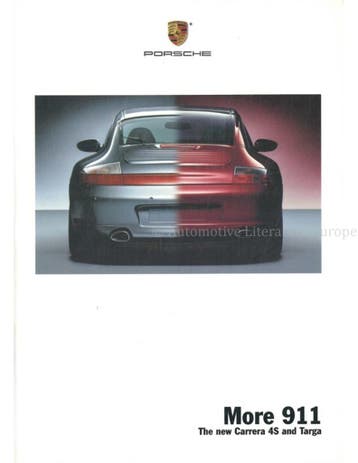 2002 PORSCHE 911 CARRERA 4S | TARGA BROCHURE ENGELS (USA)